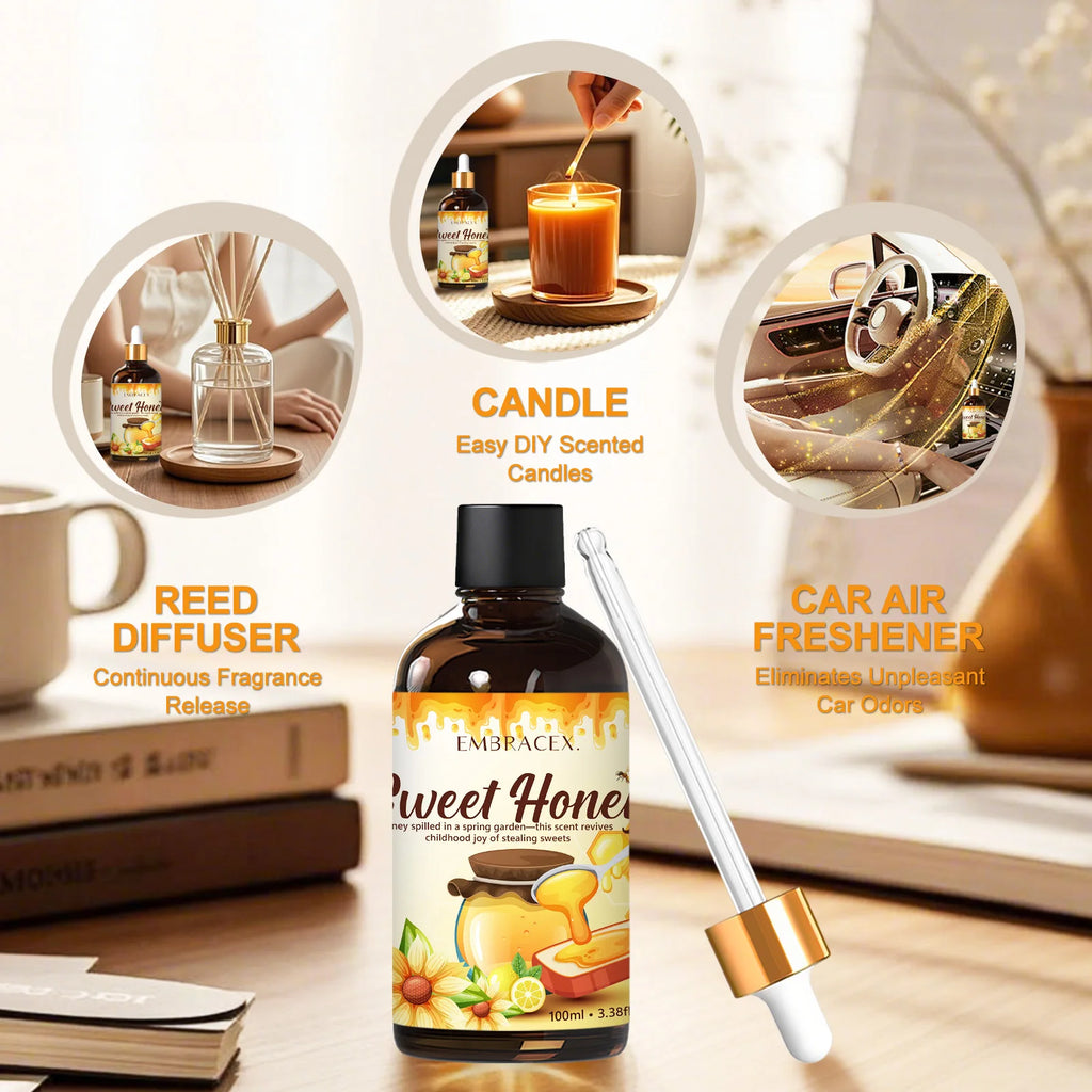 100ml Honey Essential Oil Moisturisation  For Diffusers Candles Making Gift To Friends Sweet Aromatherapy