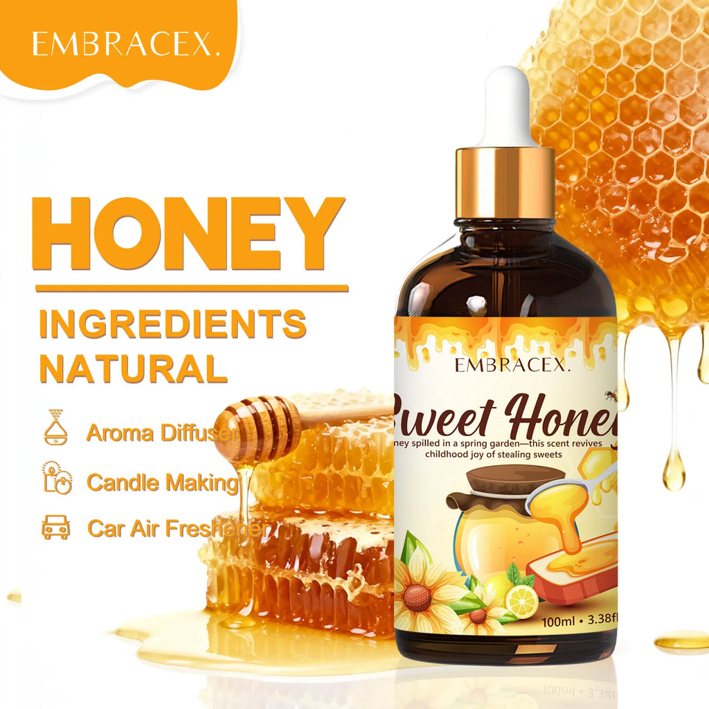 100ml Honey Essential Oil Moisturisation  For Diffusers Candles Making Gift To Friends Sweet Aromatherapy