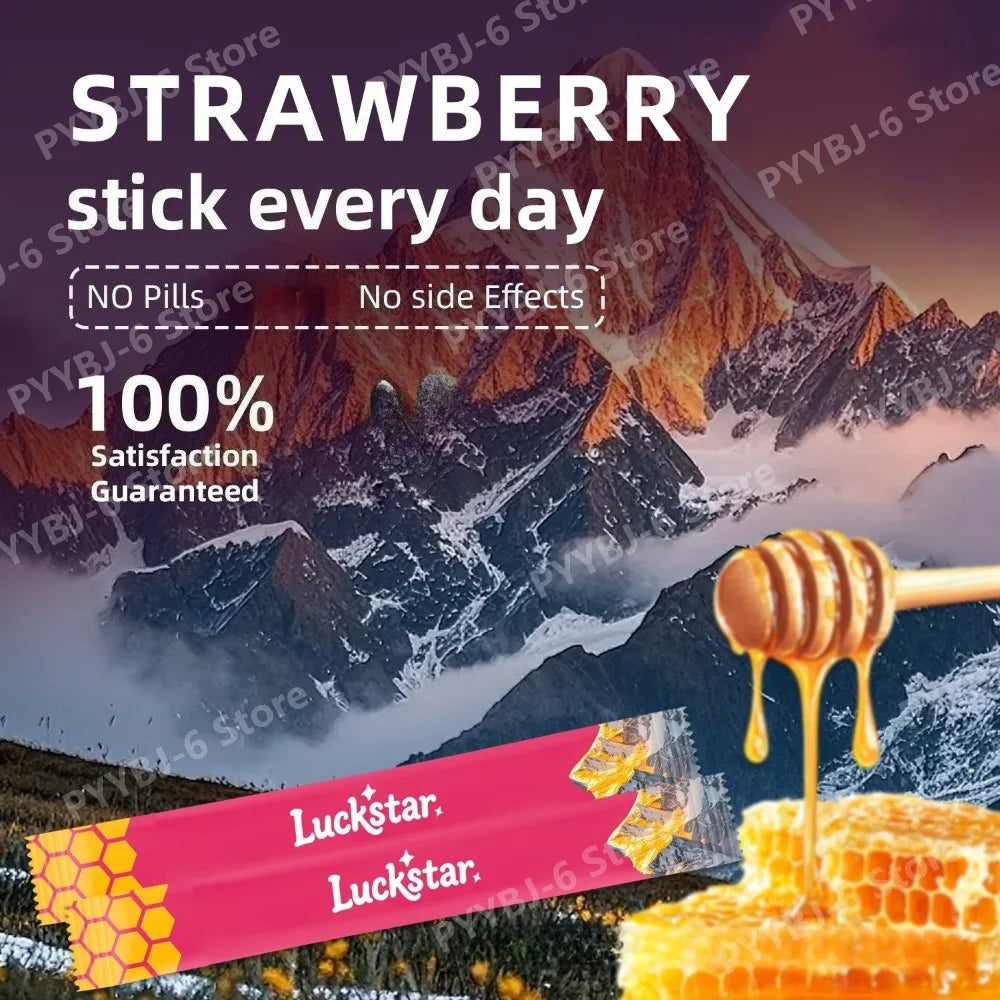 Luckstar Shilajit Honey Sticks with Himalayan Honey Natural Energy Support Stamina Vitality Focus Wellness for Men Women 30Stick