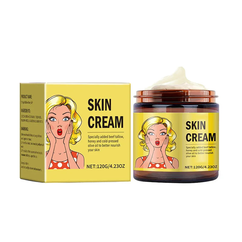 Whipped Beef Tallow And Honey Balm Moisturizing Beef Tallow Face Cream Body Lotion Grass Fed Grass Finished Face Cream Care