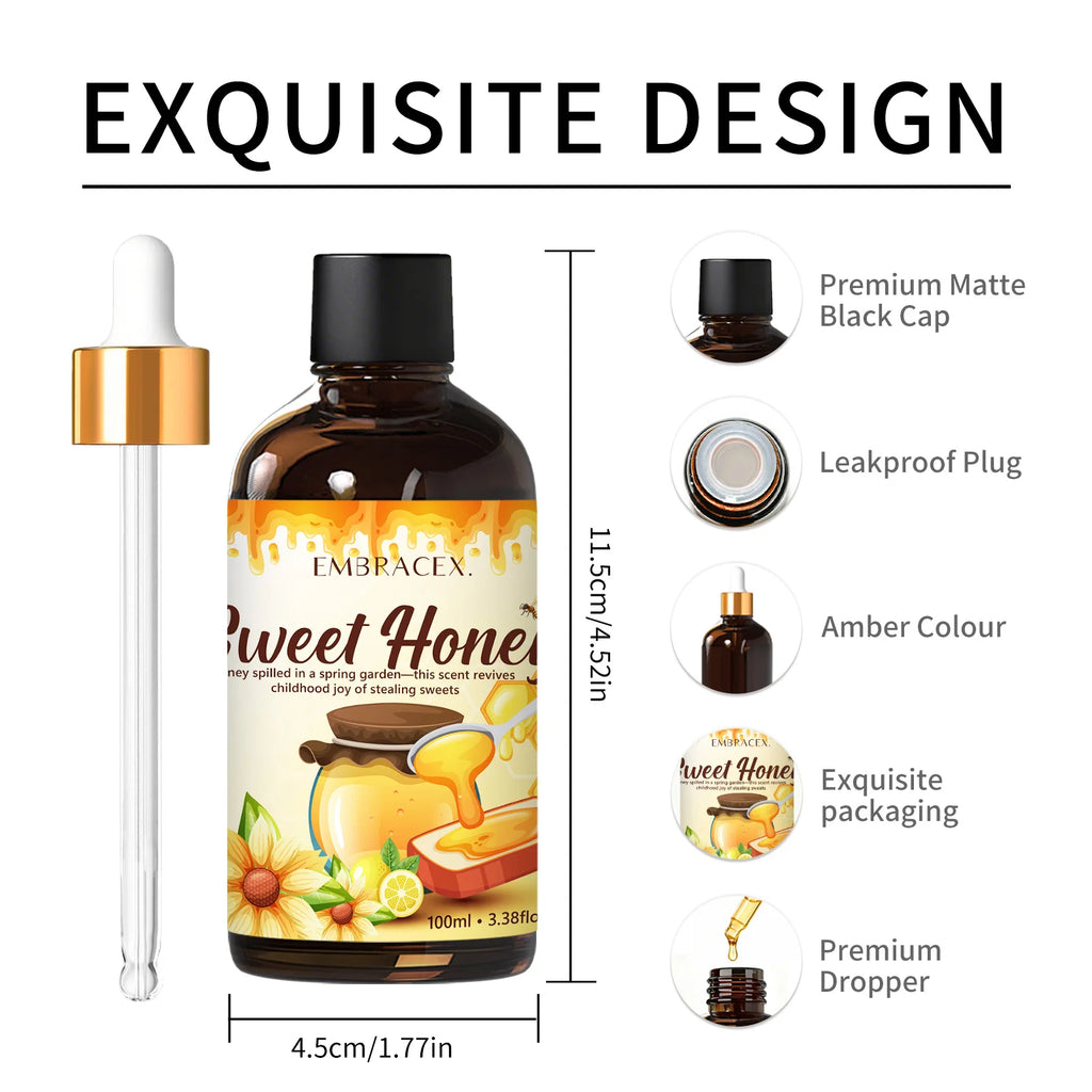 100ml Honey Essential Oil Moisturisation  For Diffusers Candles Making Gift To Friends Sweet Aromatherapy